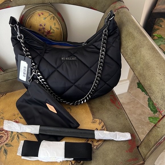 MZ WALLACE Quilted Bowery Shoulder Bag - Picture 8 of 10